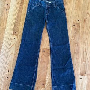 BKE Avery Wide Leg Flare Low-rise Jeans